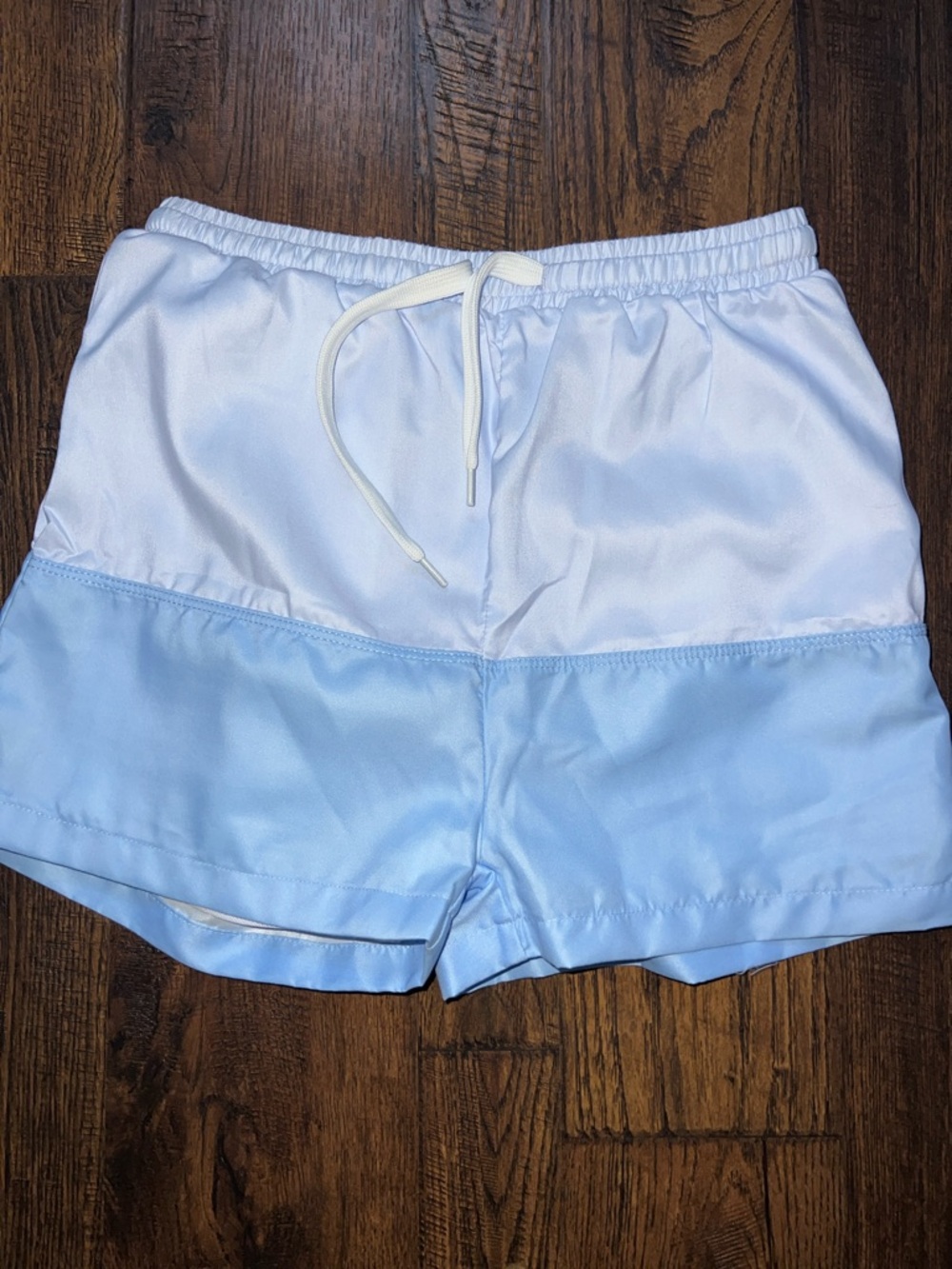 The Oaks Apparel Co. Blue Colorblock Boys Trunks